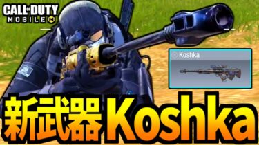 【CoD:MOBILE】新武器「KOSHKA」最高のスナイパーバトロワ【CoDモバイル】