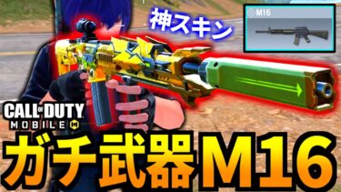 【CoD:MOBILE】神スキン実装！中距離の最強武器『M16』バトロワ【CoDモバイル】